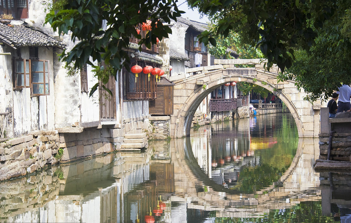 蘇州水鄉的拱橋